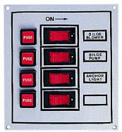 Rozdzielnia elektryczna 12V - 4 przełączniki