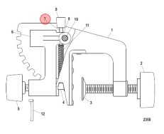 Sworzeń MCK10601C (M899386T)