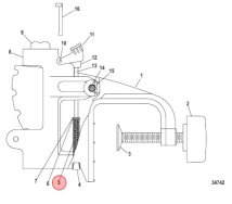 Sprężyna Motorguide MCK0401T