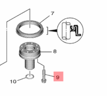 Śruba Yamaha 90105-10446